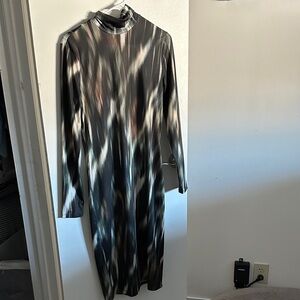 H&M Multicolor Long Sleeve Dress